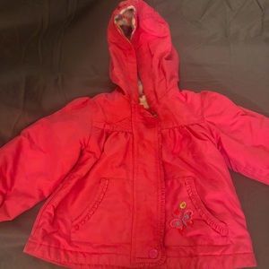 Girls light weight flannel lined jacket
